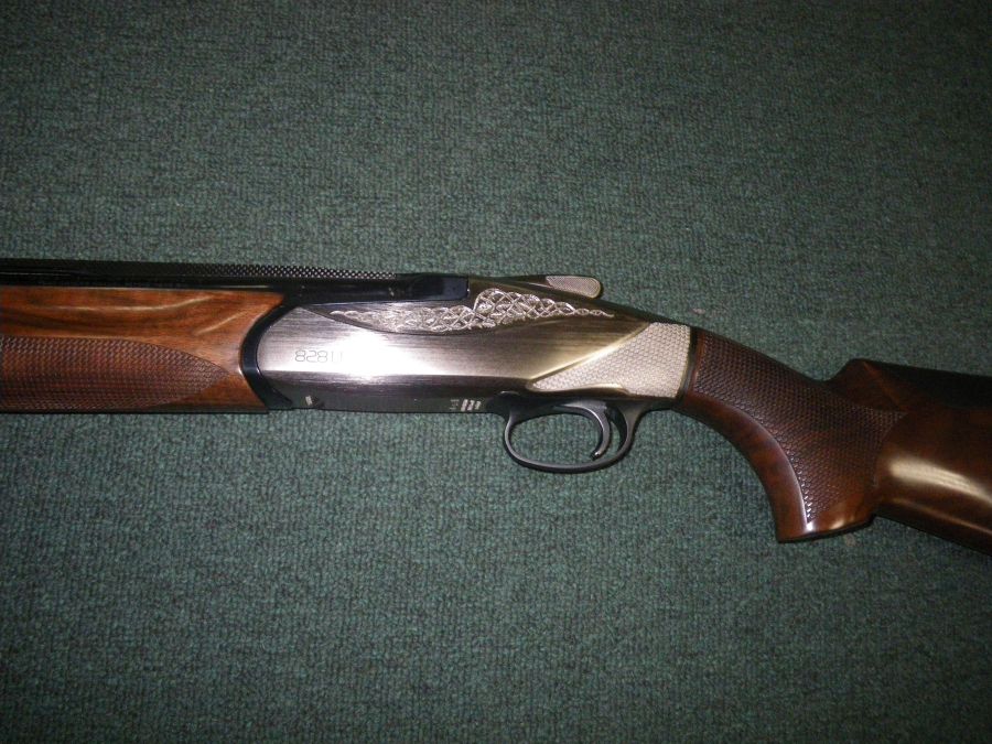 Benelli 828U Shotgun Nickel/Wood 20ga 28" NEW 10741-img-2