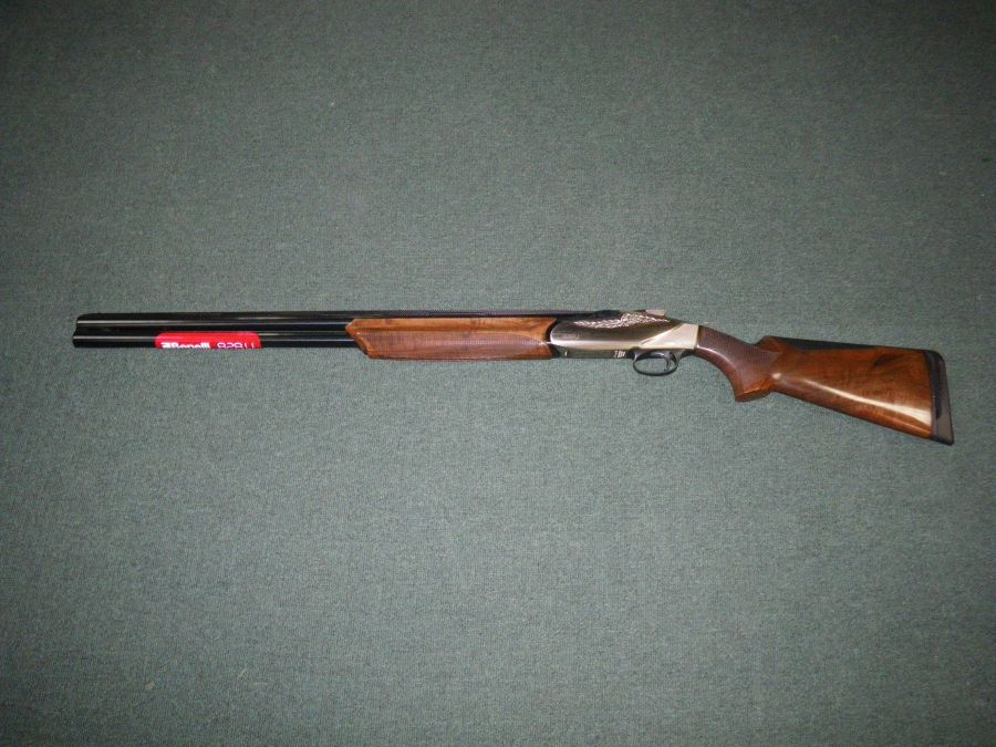 Benelli 828U Shotgun Nickel/Wood 12ga 28" NEW-img-3