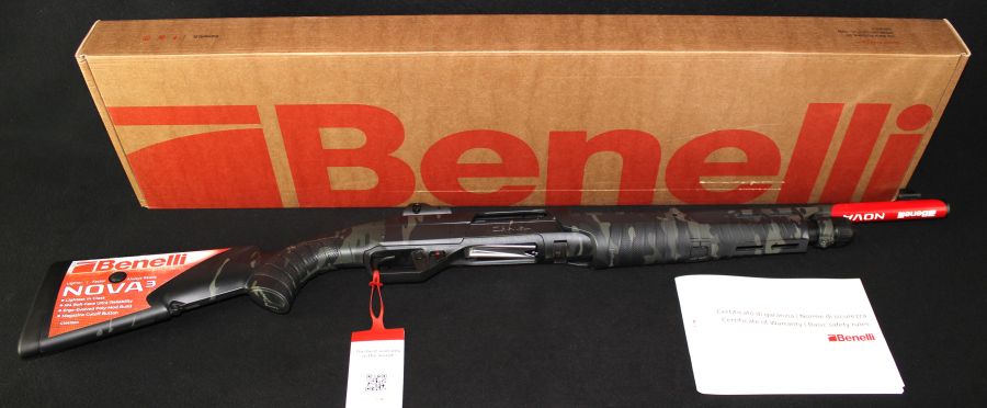 Benelli Nova 3 Tactical 12ga Multicam Black 18.5” NEW 3" 21505B-img-0