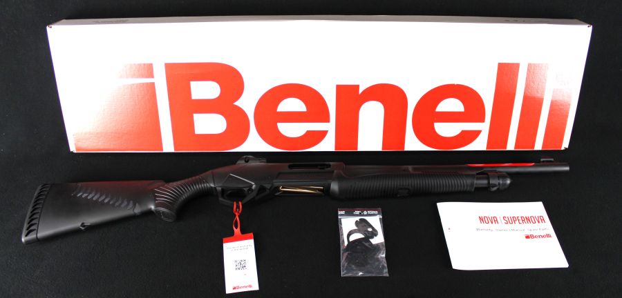 Benelli SuperNova Tactical 12ga Black Synthetic 18” NEW 3.5" 20155-img-0