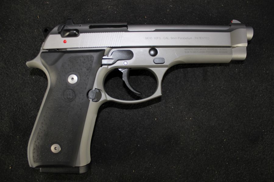 Beretta 92FS Inox 9mm 5” Stainless NEW JS92F500-img-1