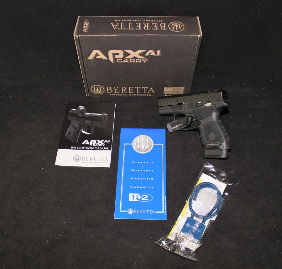 Beretta APX-A1 Carry 9mm 3” Black NEW JAXN9208A1-img-0