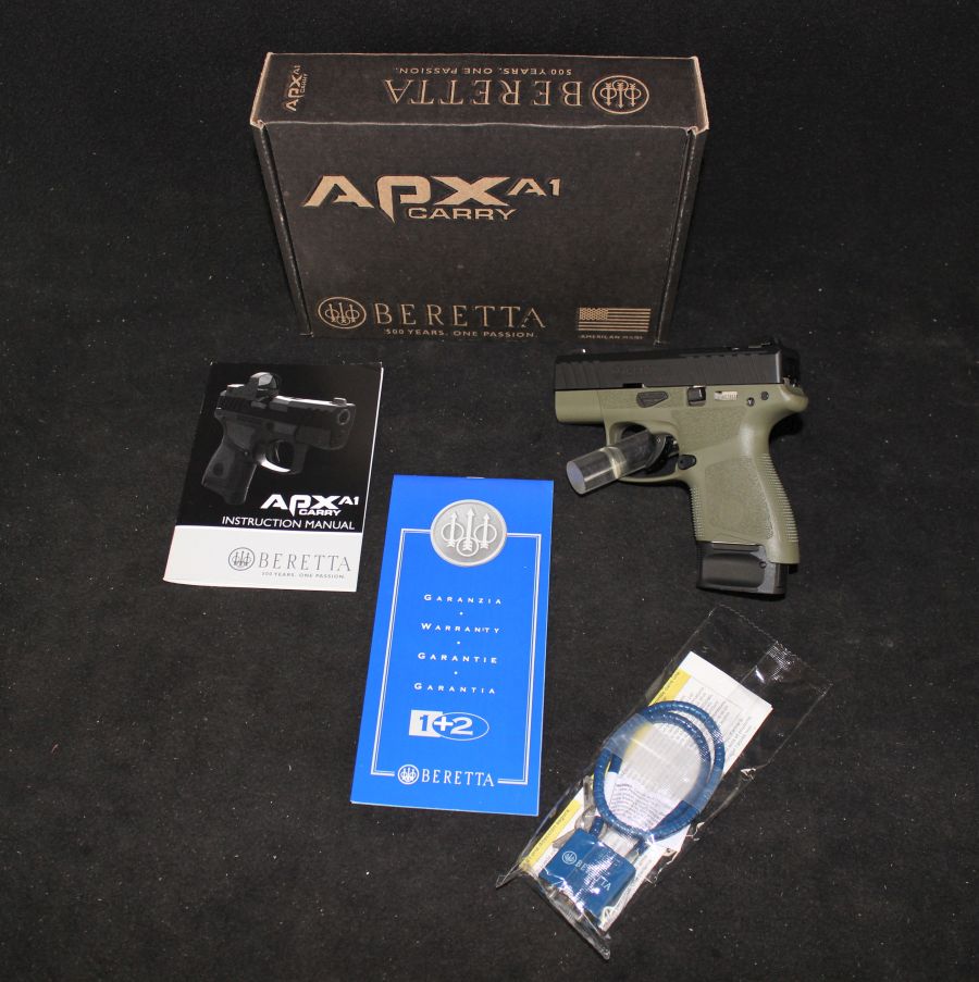 Beretta APX-A1 Carry ODG 9mm 3” NEW JAXN9278A1-img-0