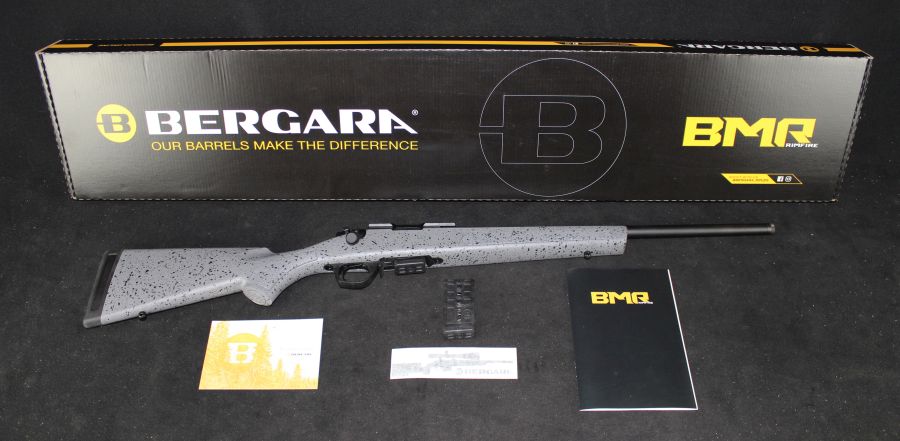 Bergara BMR Steel 22 WMR 18” Grey/Black Speckled NEW BMR003-img-0