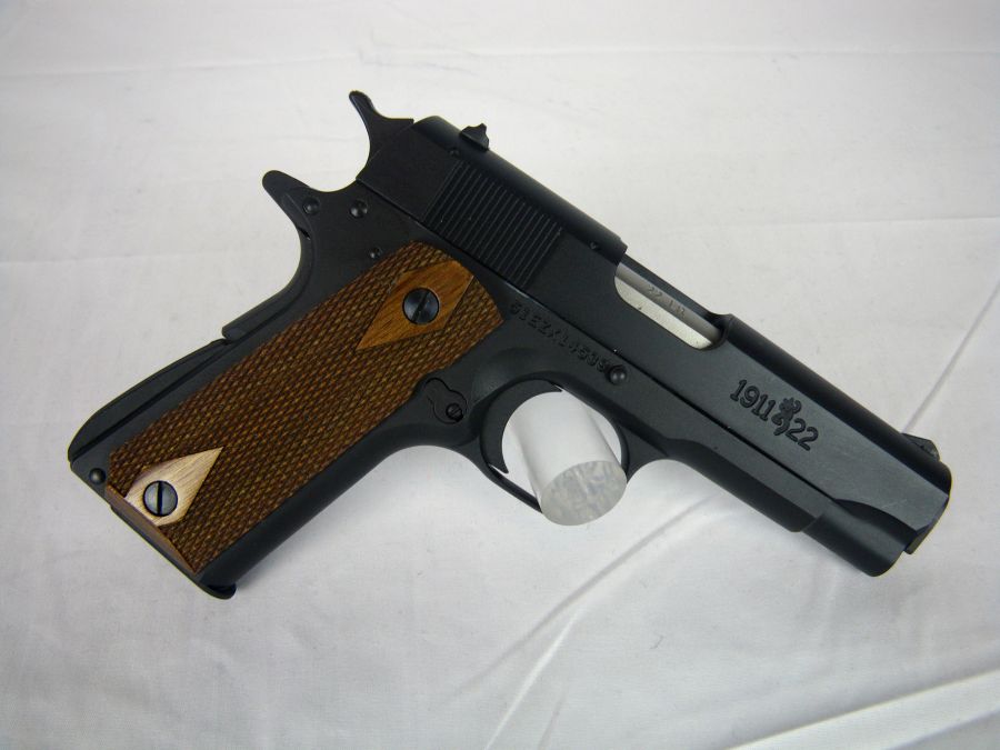 Browning 1911-22 A1 Compact Wood 22lr 3-5/8" NEW-img-1