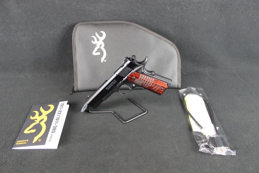 Browning 1911-22 Black Label Medallion Comp 250 22lr 4.25" NEW 051071490-img-0
