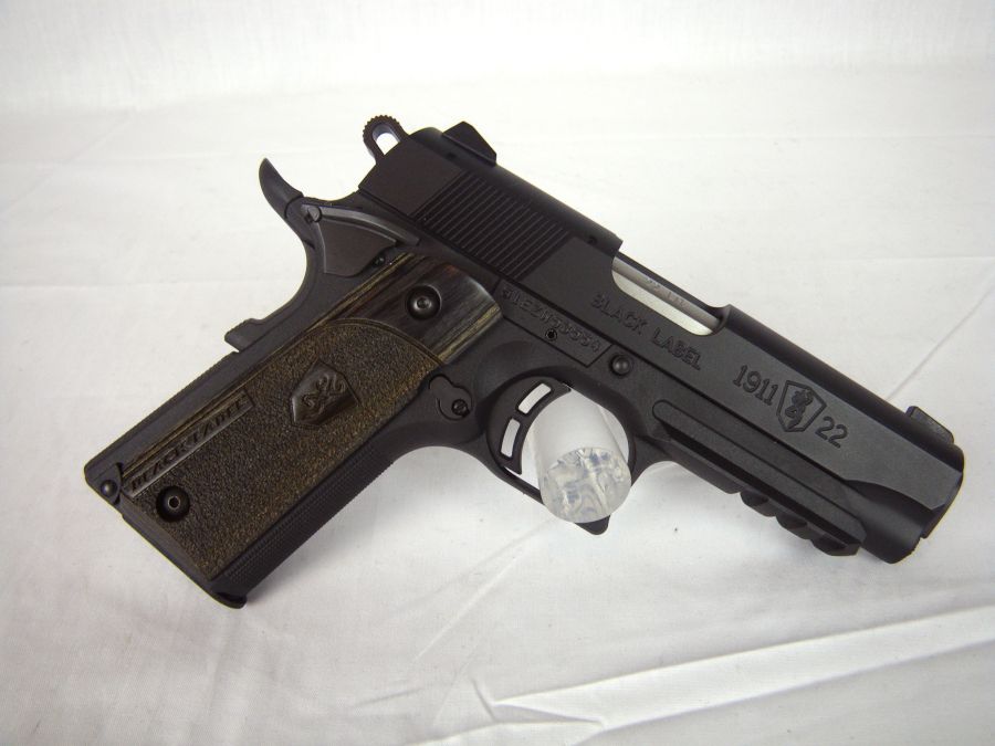 Browning 1911-22 Black Label W/Rail 22lr 3-5/8"NEW-img-1