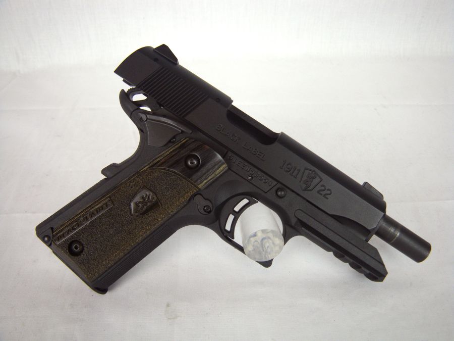 Browning 1911-22 Black Label W/Rail 22lr 3-5/8"NEW-img-3