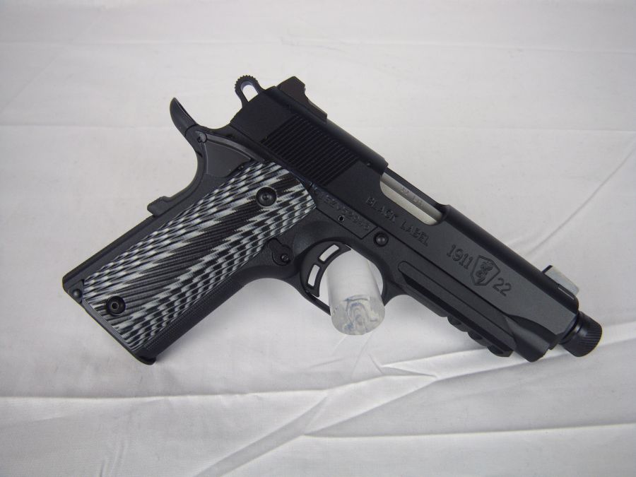 Browning 1911-22 Black Label Threaded 22lr 4.25"-img-1