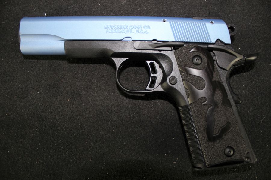 Browning 1911-22 Black Label Polar Blue 22lr 4.25” NEW 051897490-img-2