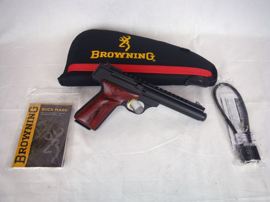 Browning Buckmark Field Target Threaded 22lr NEW-img-0