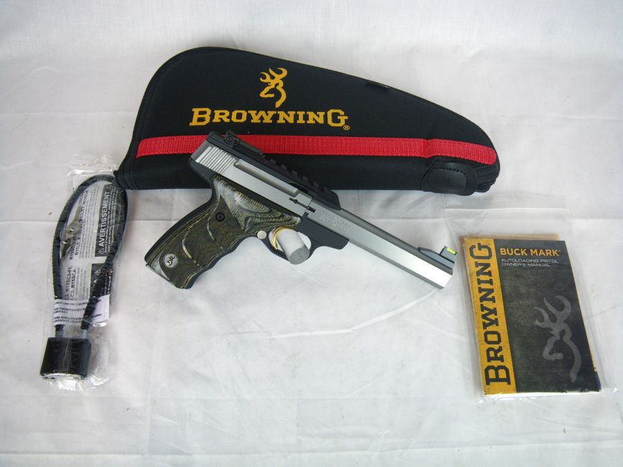 Browning Buckmark Plus UDX 22lr 5.5" Stainless NEW-img-0