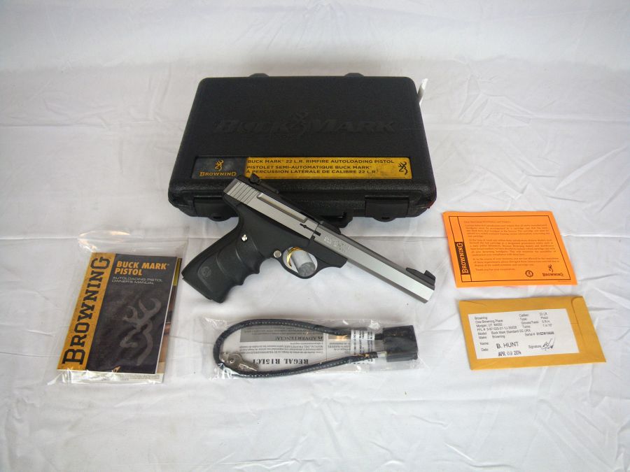 Browning Buckmark Standard Stainless URX 22lr 5.5"-img-0