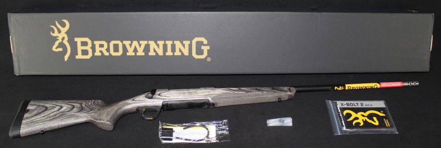 Browning X-Bolt 2 Gray Laminate Hunter 243 Win 22” Threaded NEW 036092211-img-0
