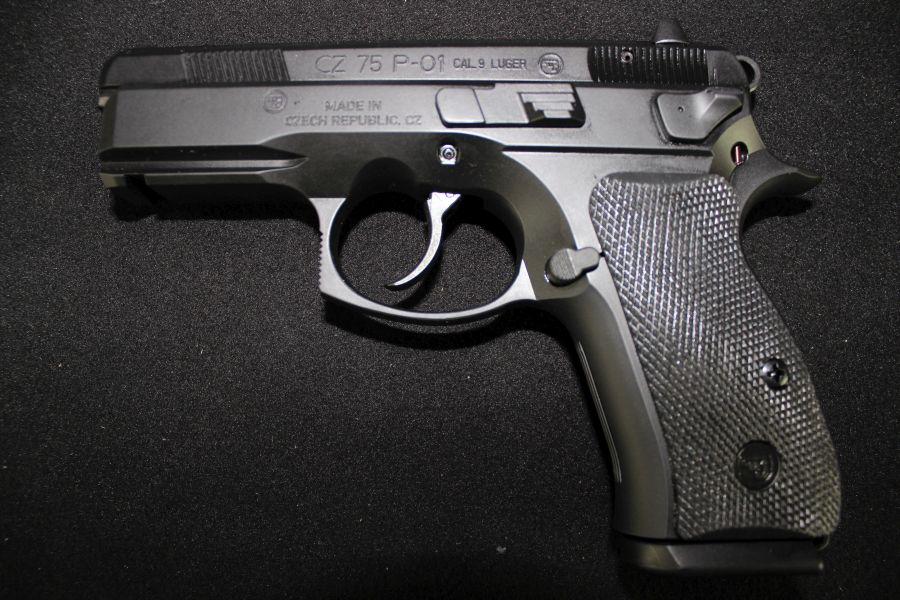 CZ P-01 75 Compact 9mm 3.75” Matte Black NEW 91199-img-2