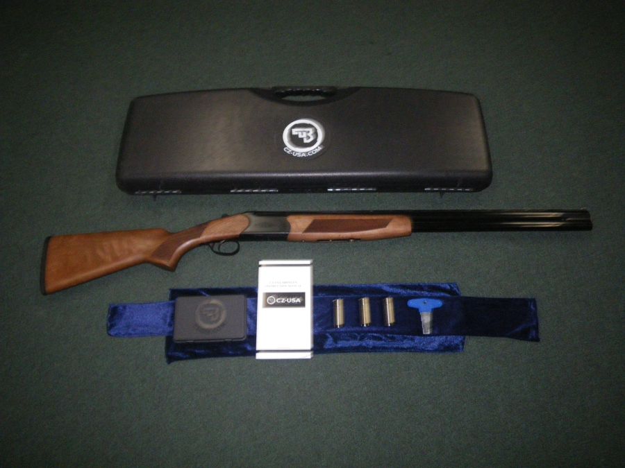 CZ Drake Walnut/Blued 28ga 28" NEW 3" 06413-img-0