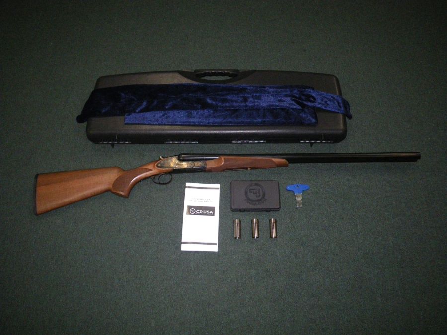 CZ Sharp Tail 12ga 3" Wood/Blued 28" NEW 06401-img-0