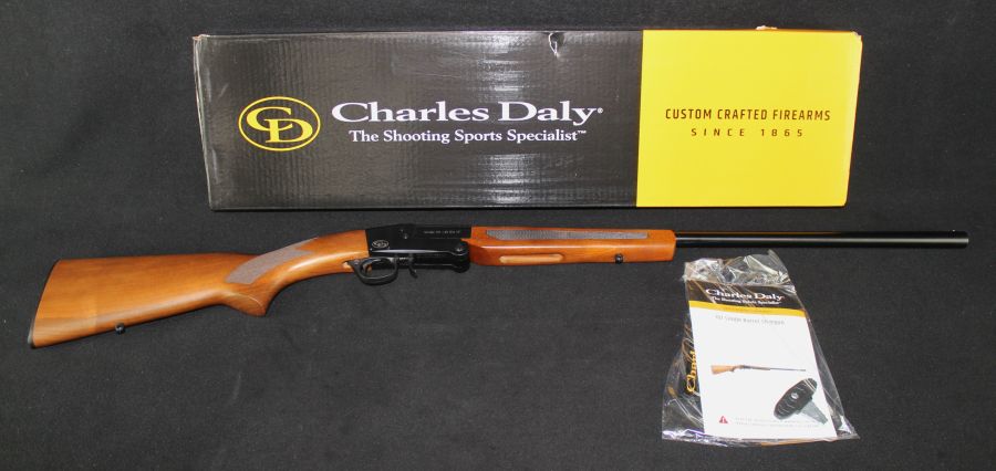 Charles Daly 101 Single Shot 20ga 26” Walnut 3" NEW 930.235-img-0