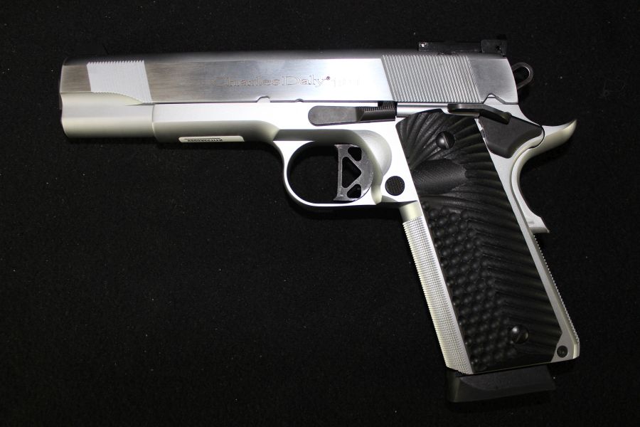 Charles Daly 1911-45 Empire Grade Pistol 45acp 5” Chrome NEW 440.147-img-2