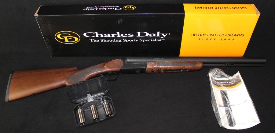 Charles Daly 500 Field 12ga Walnut/Blued 20” NEW 930.360-img-0
