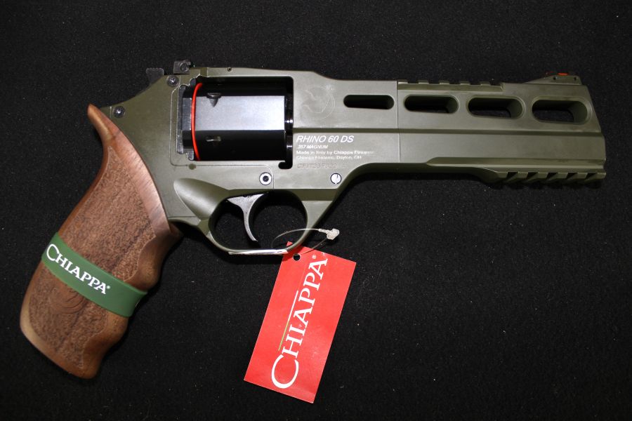 Chiappa Rhino Revolver 60DS Hunter SAR 357 Mag 6” OD Green NEW CF340.282-img-1