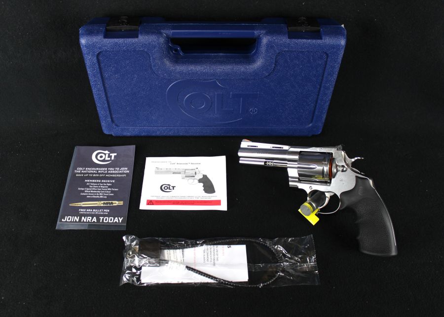 Colt Anaconda 44 Magnum Stainless 4.25” NEW SP4RTS-img-0