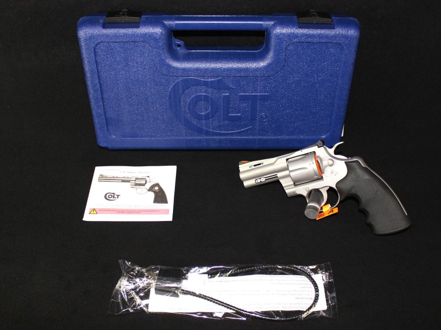 Colt Matte Python 357 Magnum 3” Matte Stainless NEW PYTHON-SM3RTS ...