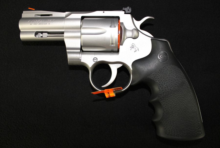 Colt Matte Python 357 Magnum 3” Matte Stainless NEW PYTHON-SM3RTS ...