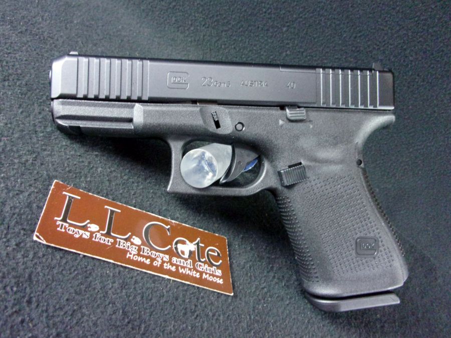 Glock G23 Gen 5 MOS 40S&W 4" Black NEW PA235S203MOS-img-2