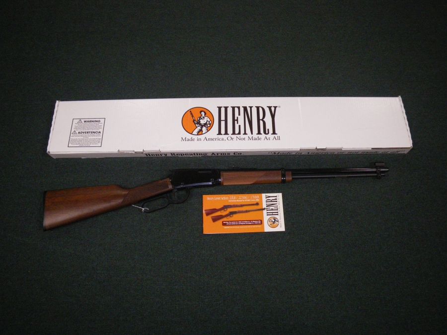 Henry Classic Lever Rifle 22 Mag 19" NEW #H001M-img-0