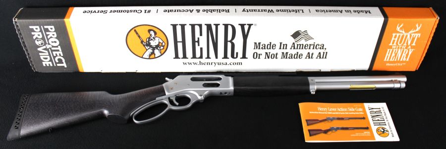Henry All-Weather 45-70 Govt Hardwood 18.43” Chrome NEW H010GAWP-img-0