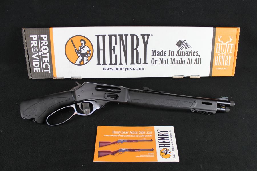 Henry Bear's Leg Pistol .45-70 Gov't 13.8" Threaded New H010GBLX-4570-img-0