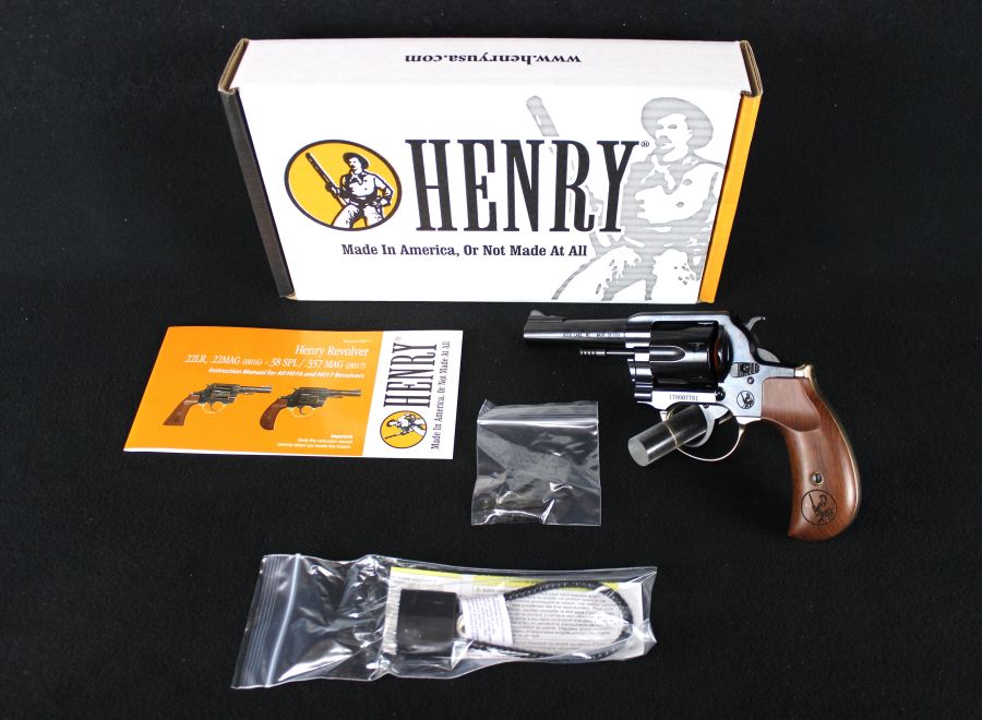 Henry Big Boy Bird’s Head 357 Mag American Walnut 4” NEW H017BDM-img-0