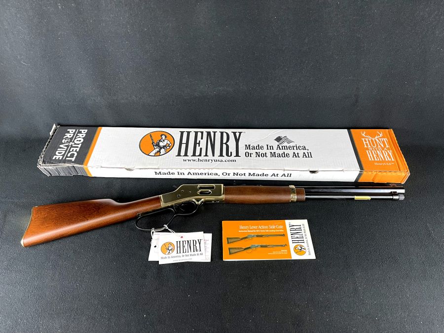 Henry Big Boy Side Gate Large Loop Brass 45 Colt Walnut 20" NEW H006GCL-img-0