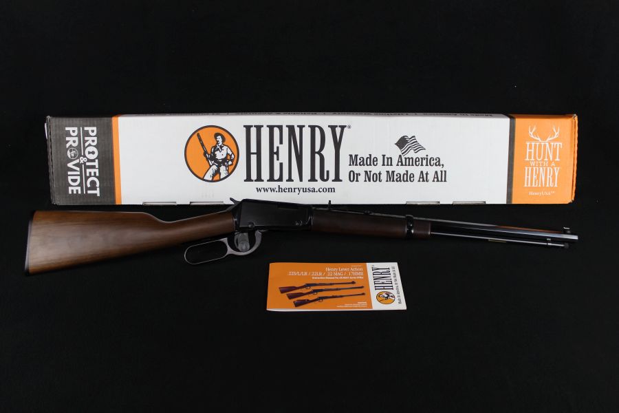 Henry H1 Frontier Carbine .22 S/L/LR 16.5" Walnut Octagon NEW H001TR-22-img-0