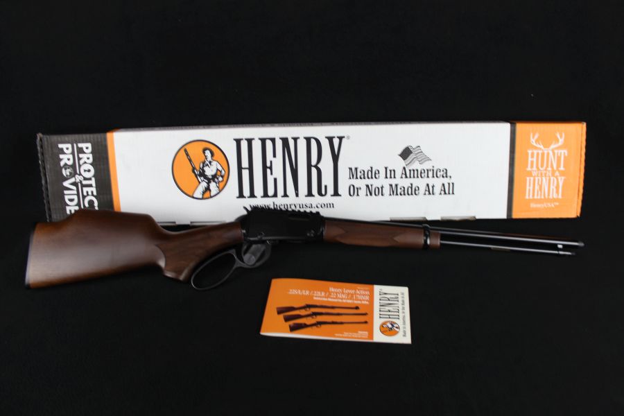 Henry H1 Sporter 22WMR 18.5" Threaded NEW Walnut H001PGH-22M-img-0