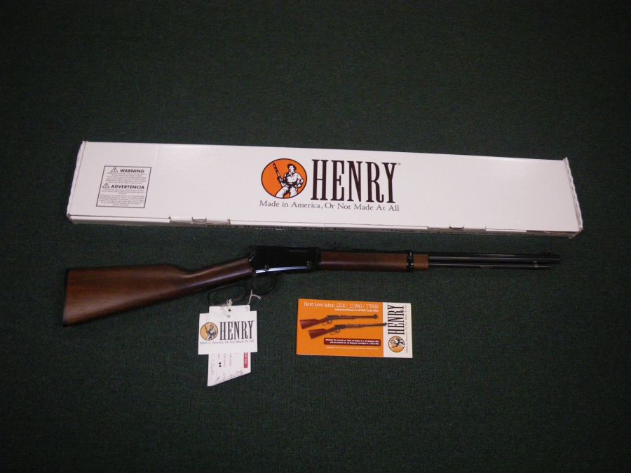 Henry Lever Action Octagon Rifle 22lr 20" #H001T-img-0