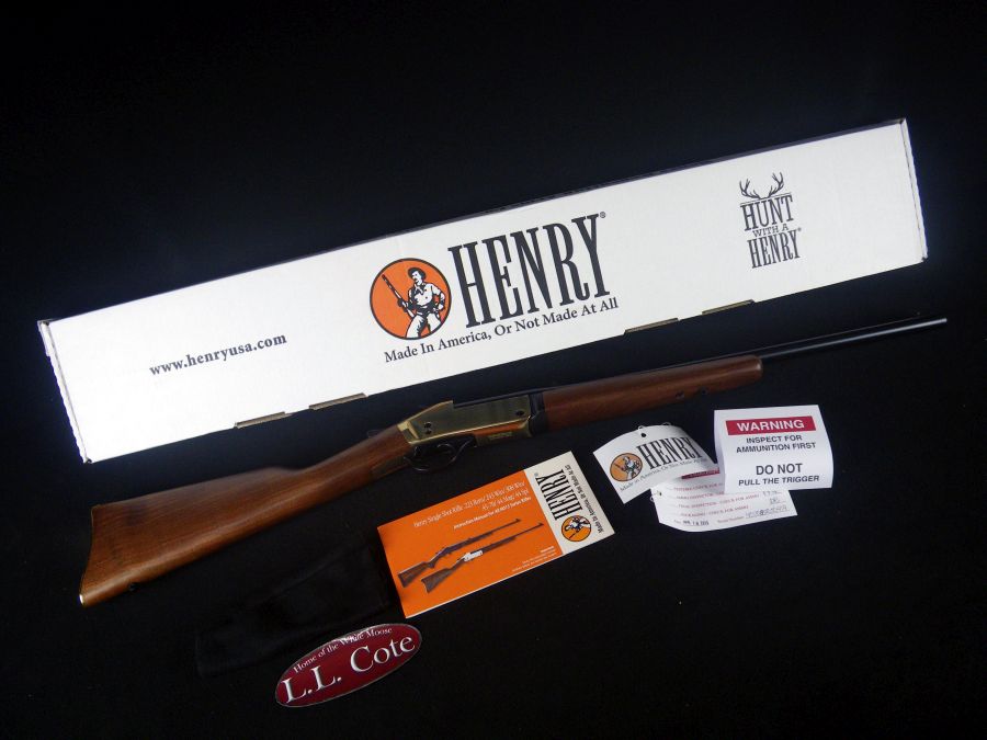 Henry Single Shot Rifle 45-70 22" Brass H015B-4570-img-0