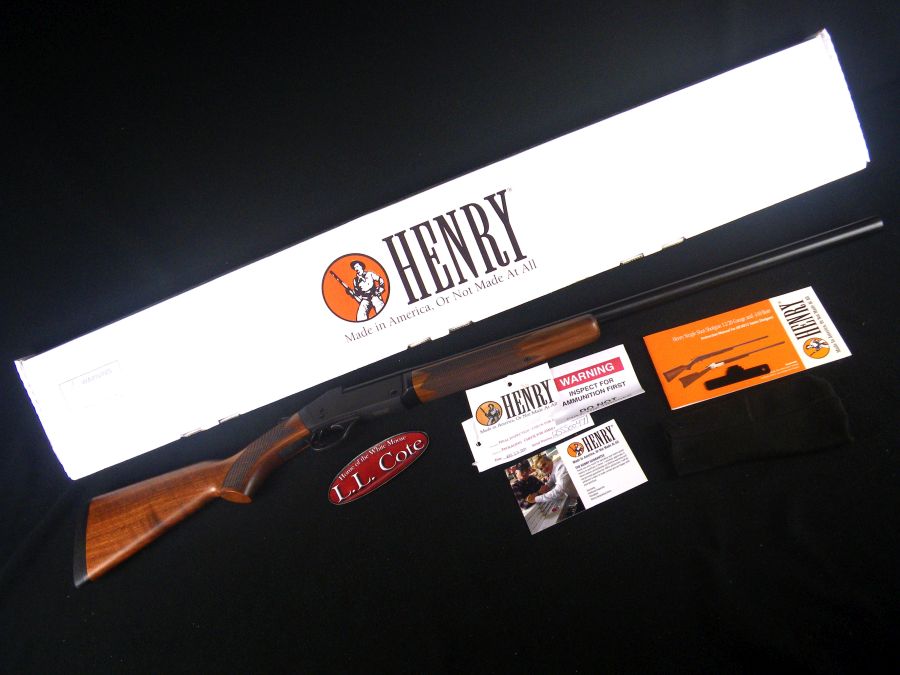 Henry Single Shot 12ga 28" Walnut NEW 3.5" H015-12-img-0