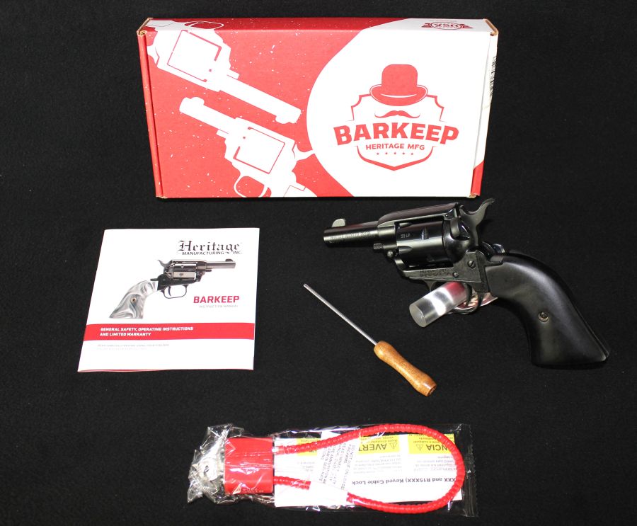 Heritage Barkeep 22lr Black 2” NEW BK22B2-BBK - Revolvers at GunBroker ...