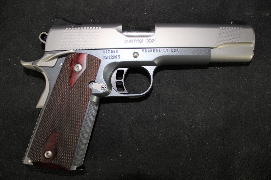 Kimber 1911 Custom CDP 45acp 5” NEW Silver/Kimpro II 3000234-img-1