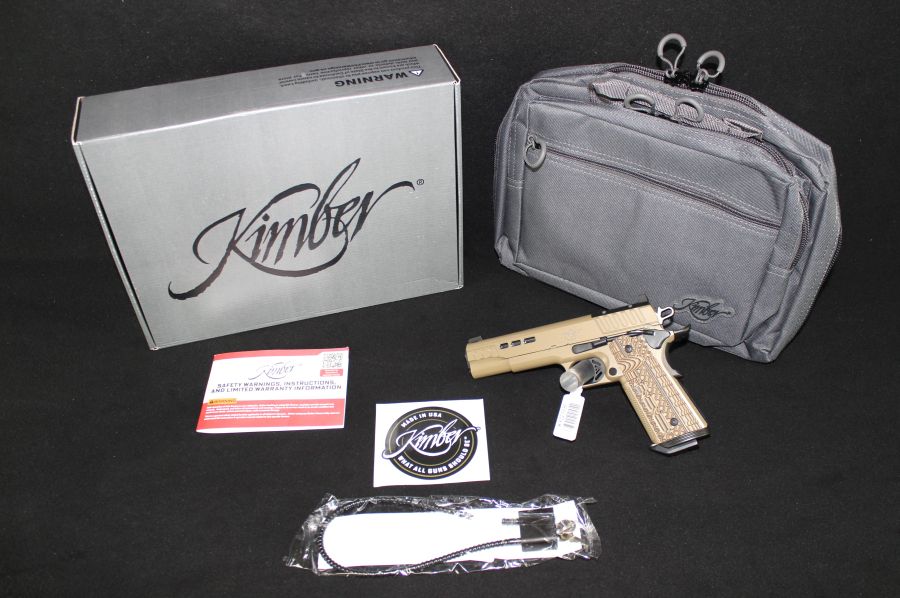 Kimber Rapide 1911 FDE 38 Super 5” Flat Dark Earth NEW 3000463-img-0