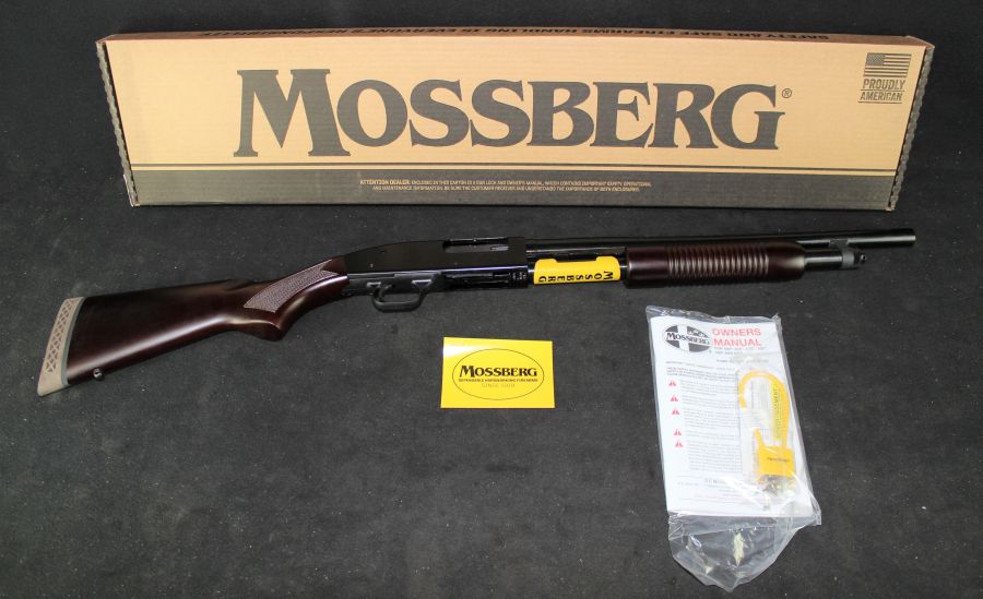 Mossberg 500 Persuader 12ga 18.5” Wood NEW 3" 50429-img-0