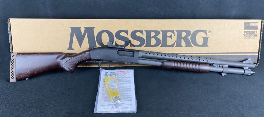 Mossberg 590A1 Retrograde 12ga Shotgun 20" 3" Walnut NEW 51665-img-0