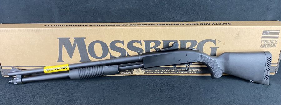 Mossberg 590 Compact Persuader Security 20ga Matte Black 20" 3" NEW 50699-img-1