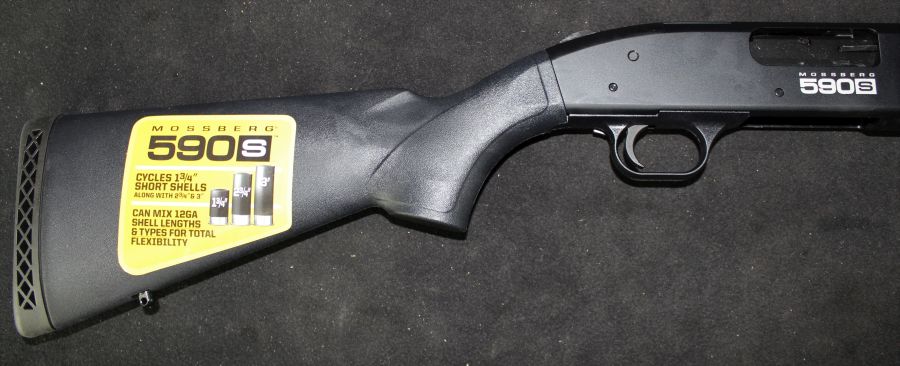 Mossberg 590S Optic-Ready 12ga 20.75” Matte Black NEW 3" 51604-img-5