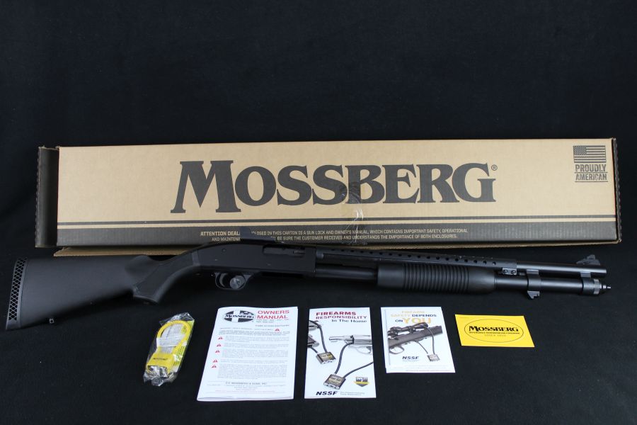 Mossberg 590 9 Shot 12ga 20in Pump Action Matte Blue NEW 3" 50693-img-0