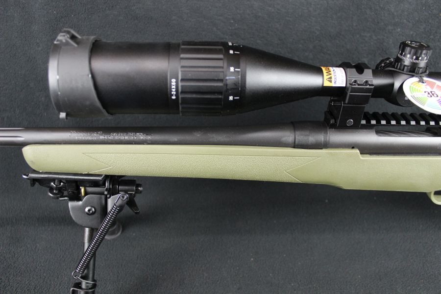 Mossberg Patriot Night Train 308 Win 22" 6-24x50 Scope Bi-Pod NEW 27924-img-3