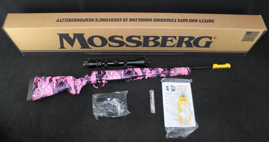 Mossberg Patriot Super Bantam Scoped Muddy Girl 7mm-08 Rem 20” NEW 28144-img-0