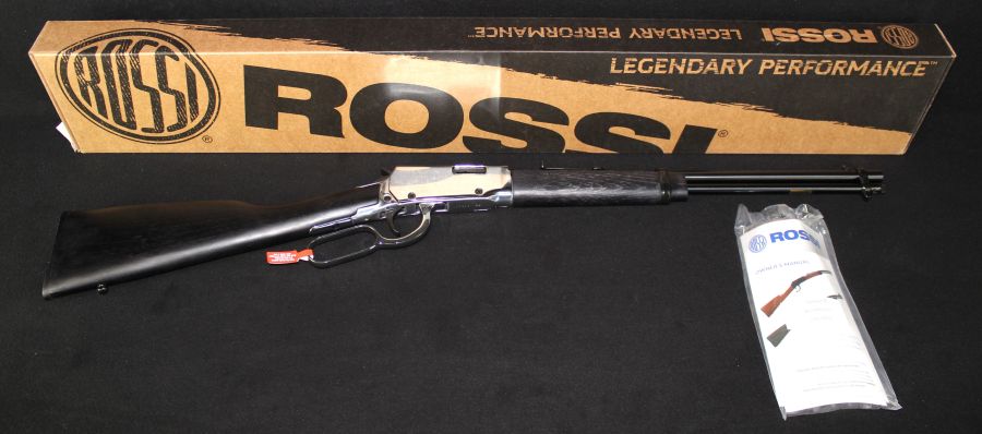 Rossi Rio Bravo 22lr Polished Nickel 18.5” NEW RL22181WD-NI-img-0